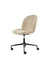 Beetle Meeting Chair 4-Star Base with Castors - Height Adjustable - Fully Upholstered Chairs Gubi 