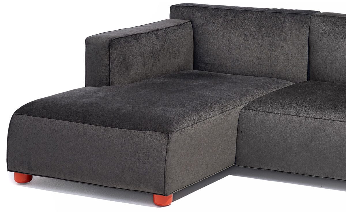 Barber Osgerby Asymmetric Sofa with Chaise Sofa Knoll 