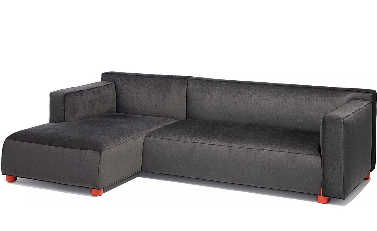 Barber Osgerby Asymmetric Sofa with Chaise Sofa Knoll 