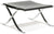 Barcelona Stool with Cowhide Sling Stools Knoll 