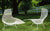 Bertoia Asymmetric Chaise lounge chair Knoll 