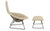 Bertoia Bird Chair and Ottoman lounge chair Knoll 