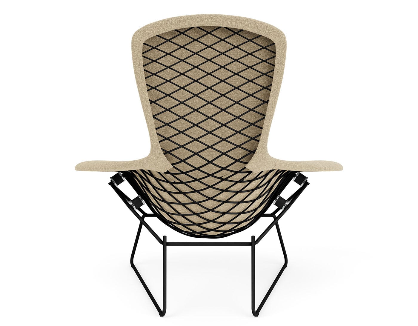 Bertoia Bird Chair and Ottoman lounge chair Knoll 