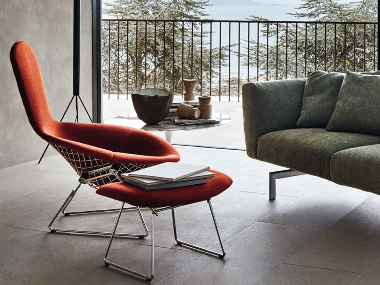 Bertoia Bird Ottoman ottomans Knoll 