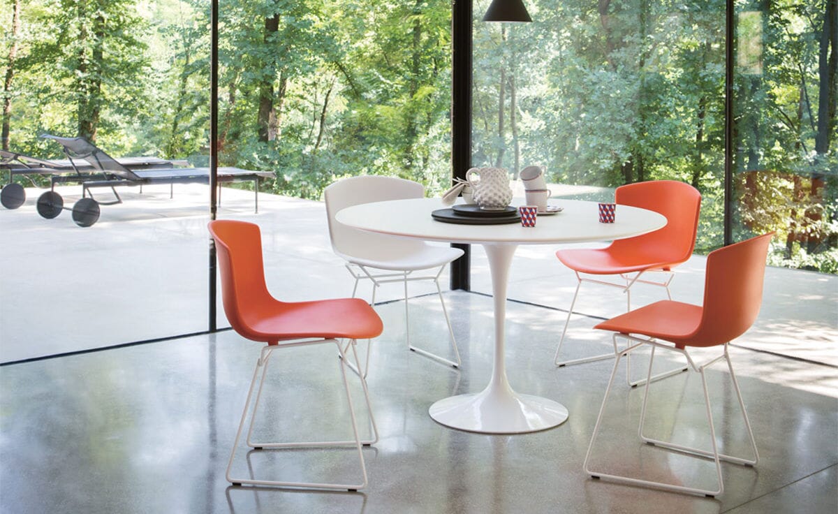 Bertoia Molded Shell Side Chair Side/Dining Knoll 