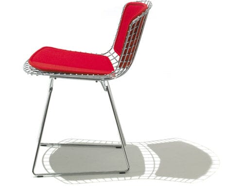 Bertoia Side Chair with Seat and Back Pad Side/Dining Knoll 