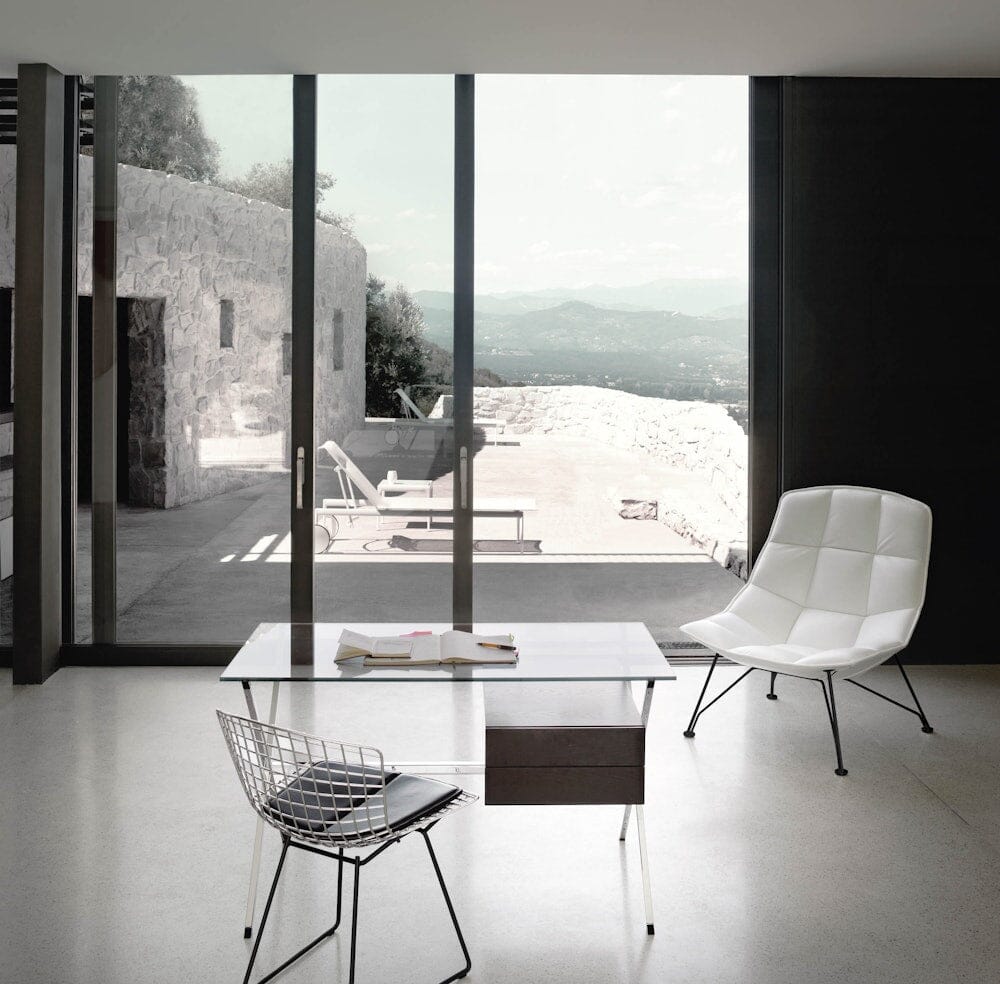 Bertoia Side Chair with Seat Pad Side/Dining Knoll 