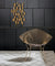 Bertoia Small Diamond Chair with Seat Pad lounge chair Knoll 