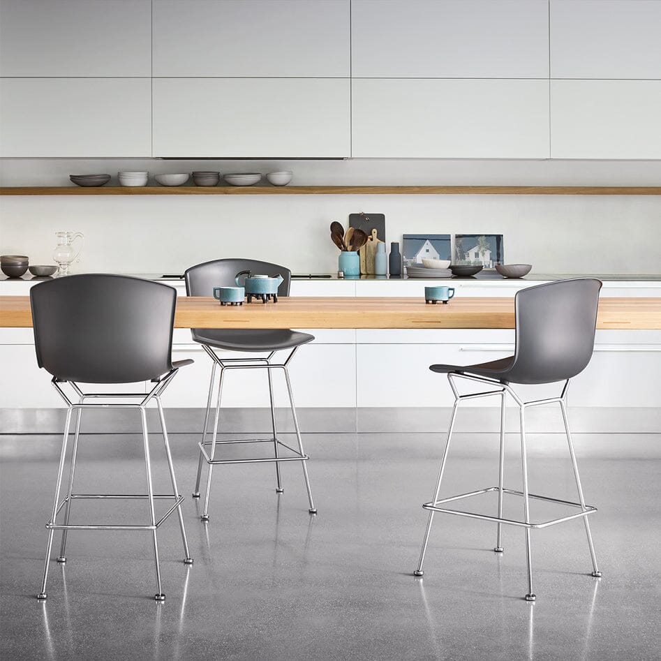 Bertoia Stool With Full Cover bar seating Knoll 