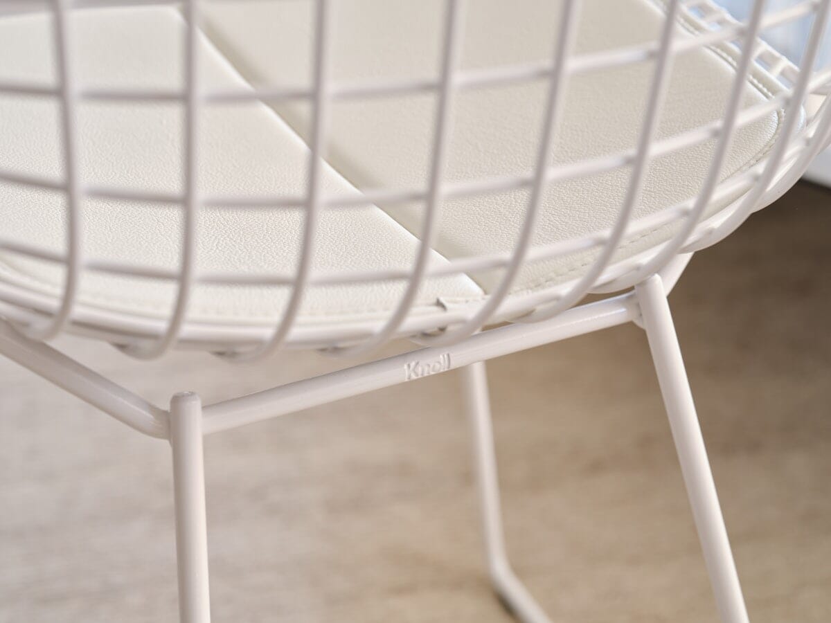 Bertoia Stool with Seat Pad bar seating Knoll 
