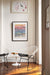 Bertoia Two-Tone Diamond Chair with Seat Cushion Side/Dining Knoll 