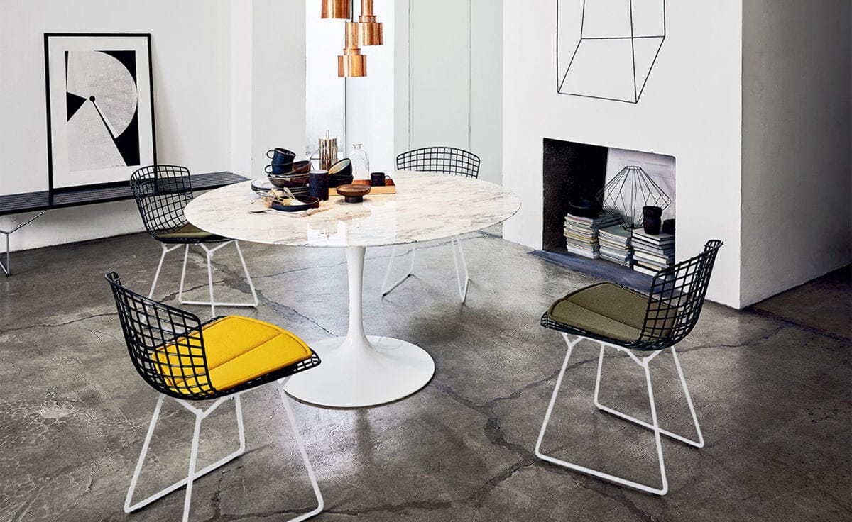 Bertoia Two-Tone Side Chair Side/Dining Knoll 