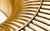 Platner Coffee Table - 42" in Gold Coffee Tables Knoll 