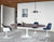 Saarinen Tulip Arm Chair Upholstered Side/Dining Knoll 
