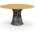 Platner Dining Table - 54 Inch Dining Tables Knoll Metallic Bronze Light Oak 