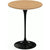 Saarinen Side Table - 16" Round side/end table Knoll Black Light Oak 