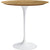 Saarinen Side Table - 20” Round side/end table Knoll White Light Oak 