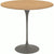 Saarinen Side Table - 22” Oval side/end table Knoll Grey Light Oak 
