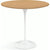 Saarinen Side Table - 22” Oval side/end table Knoll White Light Oak 