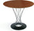 Noguchi Cyclone Dining Table Dining Tables Knoll Light Walnut 36" diameter 