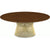 Platner Coffee Table - 42" in Gold Coffee Tables Knoll 18K Gold plated Light Walnut 