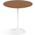 Saarinen Side Table - 20” Round side/end table Knoll White Light Walnut 