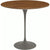 Saarinen Side Table - 22” Oval side/end table Knoll Grey Light Walnut 