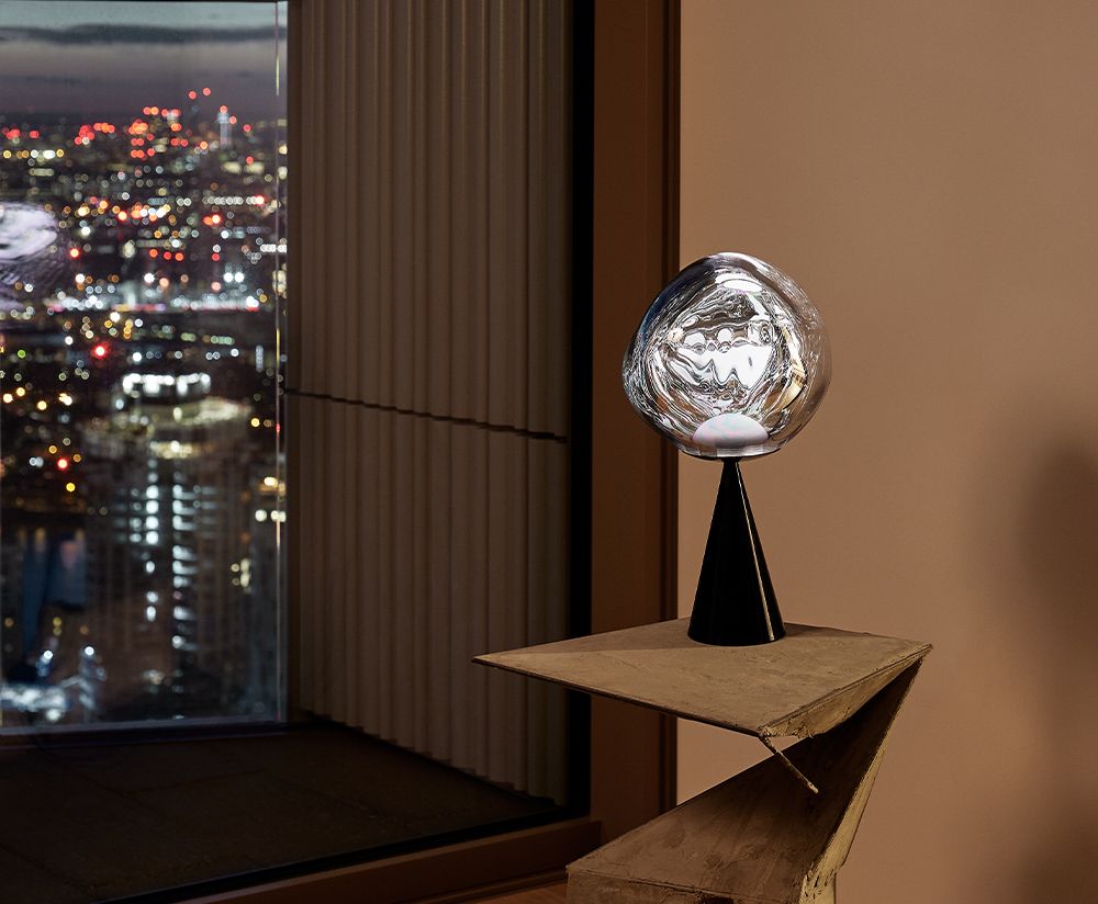 Melt Cone Fat Table Lamp Table Lamps Tom Dixon 