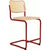 Cesca Stool–Cane Seat & Back Stools Knoll Counter Height Natural Beech Red