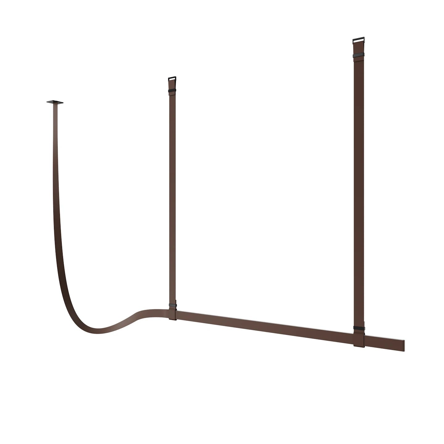 Belt - Leather Wrapped Linear Pendant
