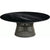 Platner Bronze 42" Coffee Table Coffee Tables Knoll Polished Finish Nero Marquina Marble Top: Black 