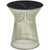 Platner Side Table side/end table Knoll Polished Nickel Nero Marquina marble, Satin finish 