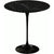 Saarinen Side Table - 20” Round side/end table Knoll Black Nero Marquina marble, Satin finish 