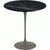 Saarinen Side Table - 20” Round side/end table Knoll Grey Nero Marquina marble, Shiny finish 