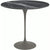 Saarinen Side Table - 22” Oval side/end table Knoll Grey Nero Marquina marble, Shiny finish 
