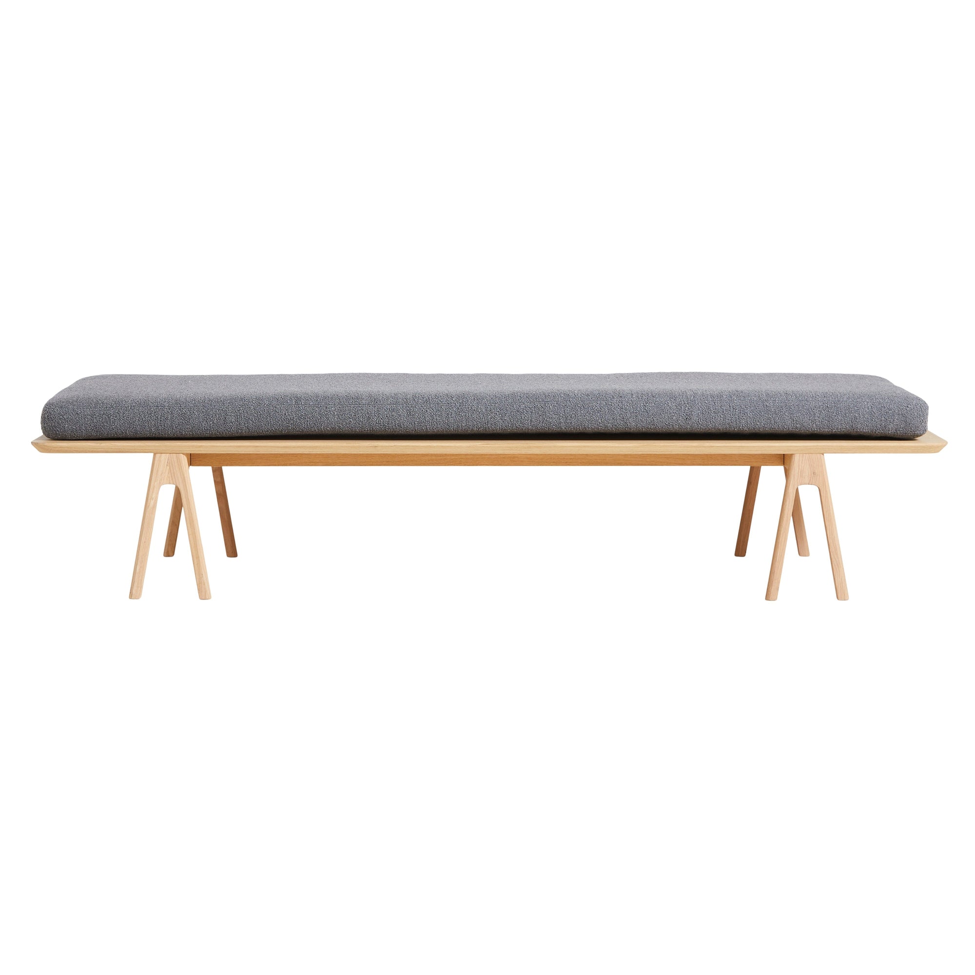 Level Daybed Beds Woud White Pigmented Oak Without Pillow Dark Brown: Alpine 65