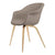 Bat Wood Base Dining Chair - Front Upholstered Chairs Gubi 