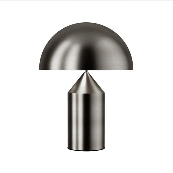 Atollo Nickel Table Lamp Table Lamps Oluce 