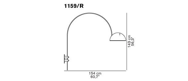 Coupe Arched Wall Lamp