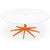 Richard Schultz Petal Coffee Table Coffee Tables Knoll White Petals Orange 