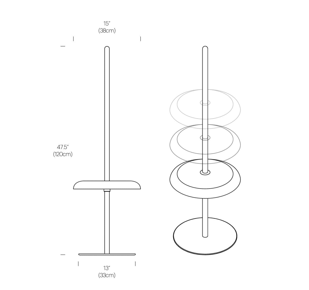 Nivél Floor Lamp Floor Lamps Pablo 