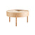 Arc Coffee Table Coffee table Woud Small White Pigmented Oak 