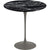 Saarinen Side Table - 20” Round side/end table Knoll Grey Portoro marble, Shiny finish 