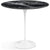 Saarinen Side Table - 22” Oval side/end table Knoll White Portoro marble, Shiny finish 