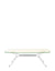 Blast Table Kartell Square Crystal Chrome Yellow