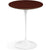 Saarinen Side Table - 16" Round side/end table Knoll White Reff Dark Cherry 