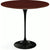 Saarinen Side Table - 22” Oval side/end table Knoll Black Reff Dark Cherry 