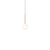Bola Sphere Pendant Light Pendant Lights Pablo Rose Gold 5" 