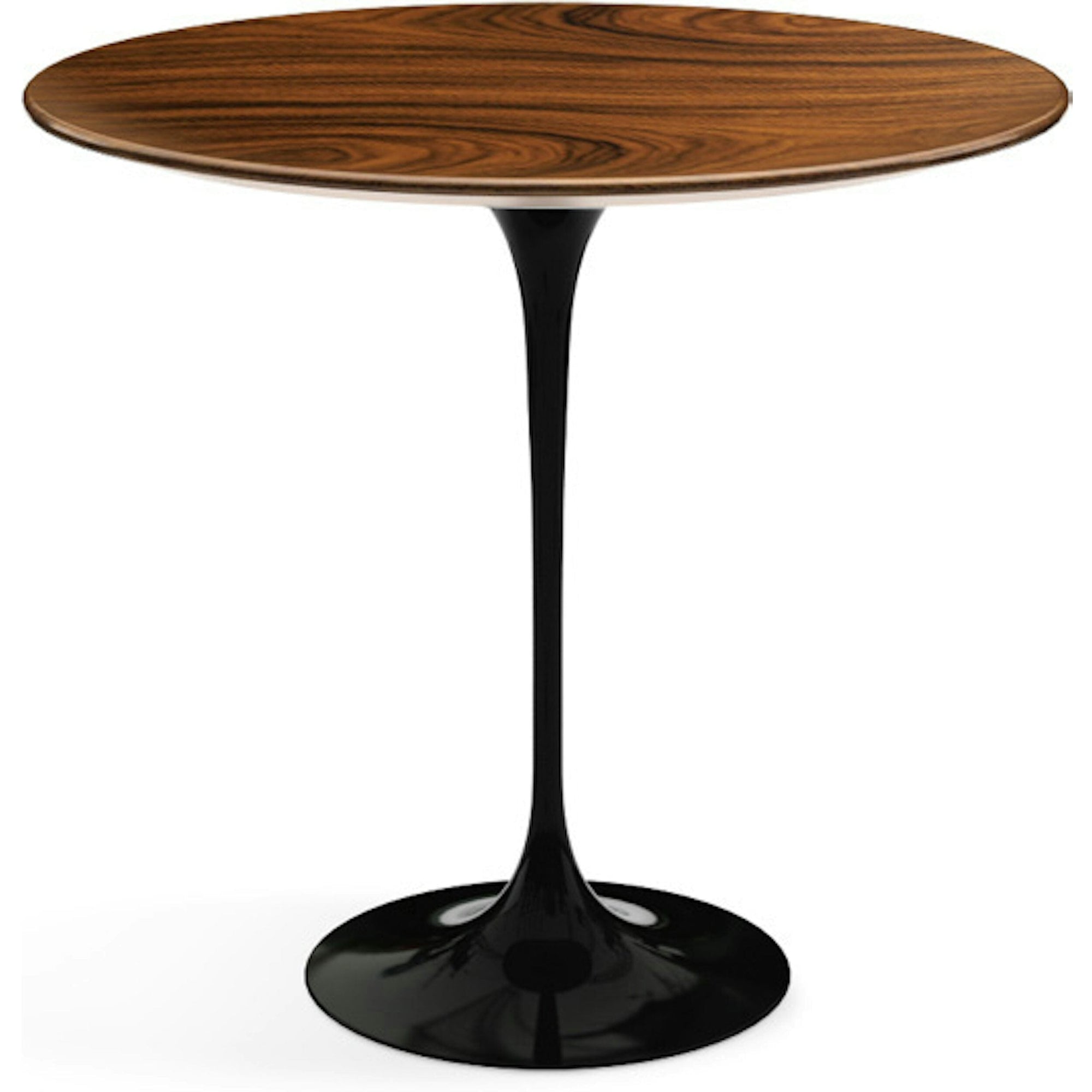 Saarinen Side Table - 22” Oval side/end table Knoll Black Rosewood 