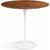 Saarinen Side Table - 22” Oval side/end table Knoll White Rosewood 